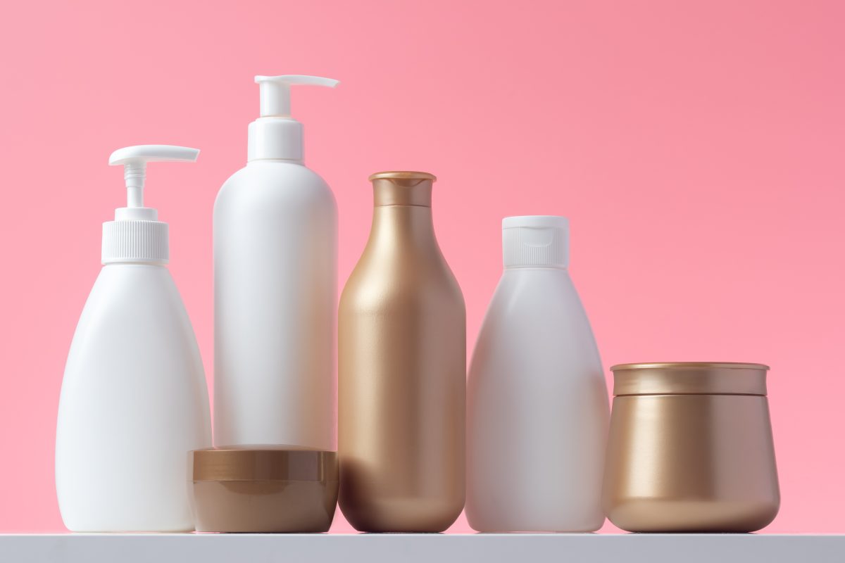 PET cosmetic containers lineup with pumps and jars, reference for pet bottle supplier & manufacturer in Malaysia.